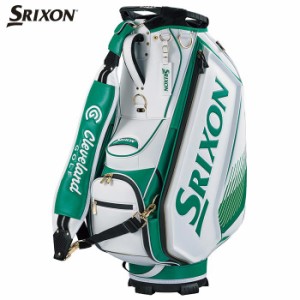 [数量限定モデル] ダンロップ SRIXON スリクソン　メンズ ツアープロモデル キャディバッグ GGC-S190L ホワイト/グリーン [2023年モデル]