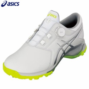 ASICS アシックス　メンズ GEL-ACE PRO M BOA ゲルエース プロ M ボア ソフトスパイク ゴルフシューズ 1111A229 101 ホワイト×セーフテ