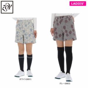 [90％OFF] ZOY　レディース リーフ柄刺繍 裏地付き ショートパンツ 071694426 特価