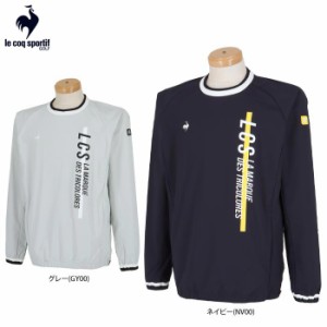 [30％OFF] ルコック　メンズ 防風 ロゴデザイン 撥水 ストレッチ 長袖 クルーネック スニードジャック QGMWJK02 [2023年秋冬モデル]