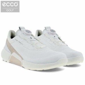 ecco エコー　メンズ BIOM HYBRID H4 BOA バイオム ハイブリッド4 ボア スパイクレス ゴルフシューズ 108504 58336 WHITE/GRAVEL [2023年