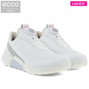 ecco エコー　レディース BIOM HYBRID H4 BOA バイオム ハイブリッド4 ボア スパイクレス ゴルフシューズ 108613 54322 WHITE/CONCRETE [