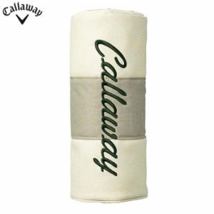 キャロウェイ　メンズ Casual Fairway Headcover カジュアル フェアウェイウッド用 ヘッドカバー FW 23 JM 5523162 ホワイト/ベージュ [2