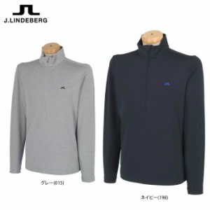 [50％OFF] Jリンドバーグ　メンズ メッシュ切替 ハイブリッド 長袖 ハーフジップシャツ 071-39914 [2023年秋冬モデル]