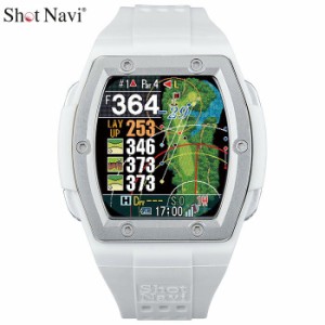 ショットナビ　腕時計型GPSゴルフナビ　Shot Navi Crest II クレスト2　ホワイト