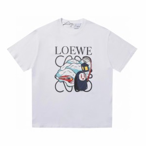 LOEWE/ロエベ  となりのトトロ カオナシ 千と千尋の神隠し  トレインプリント 半袖Tシャツ