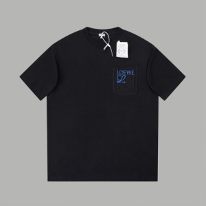 LOEW Summer 24 Pocket Tシャツ  コットン・ジャージー・クルーネックTシャツ