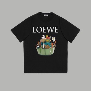 LOEWEレタープリント 半袖 クラシック