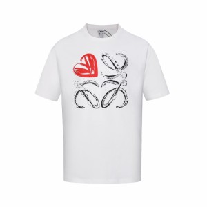 LOEWE ラブ・プリント半袖Tシャツ