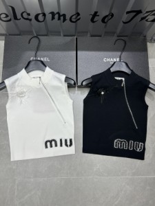 MiuMiu レディース・ファッション・ニット・ベスト