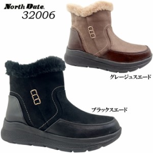 スノーシューズ レディース North Date KH-32006 ノースデイト ショートブーツ スノーブーツ ウィンター 冬 雪道 凍結路面 防水 スパイク