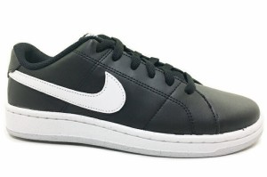 スニーカー レディース ナイキ ウィメンズ コート ロイヤル 2 NN DH3159 001 ブラック WMNS NIKE COURT ROYALE 2 NN コートタイプ テニス