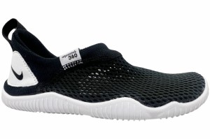 キッズシューズ ナイキ アクア ソック 360 TD 943759 003 ブラック/ブラック-ホワイト NIKE AQUA SOCK 360 (TD) ソックスシューズ スリッ