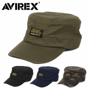 アビレックス ワークキャップ 帽子 メンズ AVIREX BLACK PATCH アヴィレックス キャップ 人気 ブランド