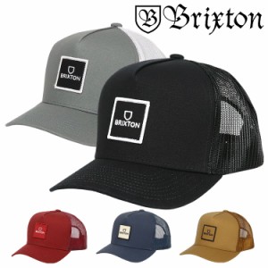 BRIXTON ブリクストン メッシュキャップ メンズ 帽子 ロゴ キャップ 5パネルトラッカー スナップバック スケーター スケートブランド ス