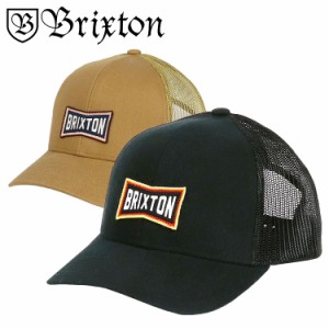 BRIXTON ブリクストン メッシュキャップ メンズ レディース ロゴ ワッペン 帽子 6パネル スナップバック ユニセックス サーフ クロスオー