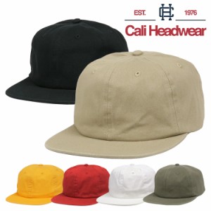 Cali Headwear カリヘッドウェア キャップ メンズ 無地 MID CROWN WASHED COTTON TWILL 6パネル 帽子 ストリート レディース ユニセック