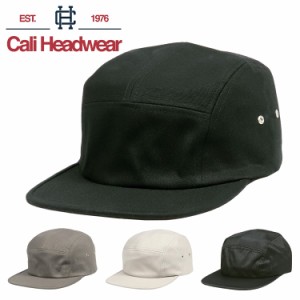 Cali Headwear カリヘッドウェア ジェットキャップ メンズ レディース 無地 5パネル 帽子 キャンプキャップ ストリート おしゃれ ユニセ