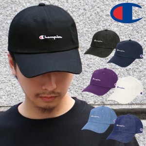 Champion チャンピオン ローキャップ メンズ レディース ロゴ 帽子 ダッドハット ユニセックス コットンツイル デニム オシャレ カジュア