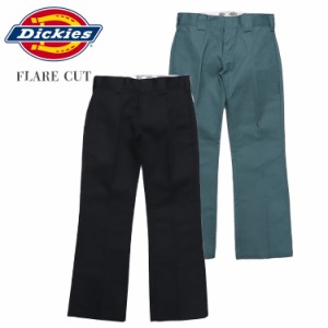  ディッキーズ ワークパンツ フレア メンズ DICKIES FLAT FRONT WORK PANT FLARE CUT  ボトムス チノパン ワークウェア ブランド