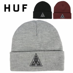 ハフ HUF ESSENTIALS TT BEANIE ニット帽 ニットキャップ ビーニー メンズ 帽子 トリプルトライアングルロゴ
