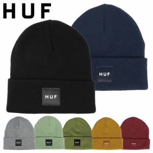 【三太郎の日タイムセール】HUF ハフ ニット帽 ニットキャップ メンズ ボックスロゴ 帽子 ビーニー スケーター ブランド ストリート