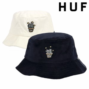 ハフ バケットハット コーデュロイ ポットヘッド メンズ レディース ハット HUF 帽子 男女兼用 ストリート ブランド ロゴ 刺繍 かわいい 