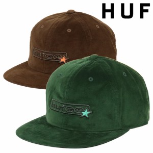 【三太郎の日タイムセール】ハフ キャップ 別珍 メンズ レディース ベースボールキャップ HUF 帽子 ロゴ ブランド ストリート フレッシー