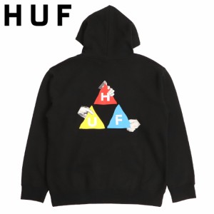 ハフ パーカー メンズ HUF フーディ ブランド ロゴ プリント リチュアル トップス 長袖 プルオーバー 裏起毛 ヘビーウェイト 12oz フード