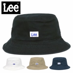 Lee リー バケットハット メンズ レディース ロゴ ワンポイント ハット ユニセックス 帽子 コットン フェス ブランド ミニロゴ おしゃれ 