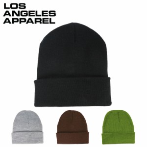 ロサンゼルスアパレル ロスアパ ニット帽 ニットキャップ Los Angeles Apparel メンズ レディース 無地 帽子 ビーニー BEANIE made in U.