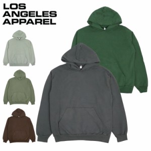 ロサンゼルスアパレル ロスアパ パーカー ガーメントダイ Los Angeles Apparel メンズ 無地 裏起毛 アメリカ製 トップス フーディ 14oz