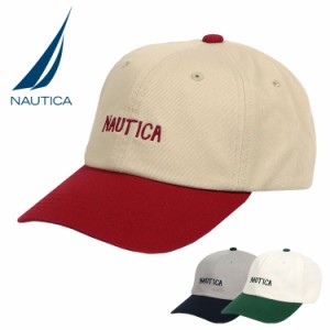 【三太郎の日タイムセール】ノーティカ キャップ バイカラー メンズ レディース NAUTICA ロゴ ブランド ローキャップ ユニセックス 帽子 