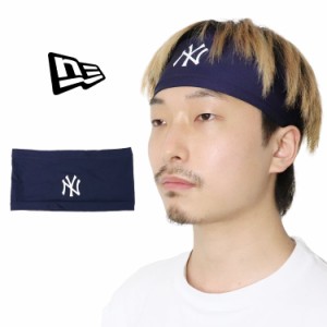 ニューエラ New Era ヘッドバンド メンズ ヤンキース MLB NY ロゴ ヘアバンド オーセンティック メジャーリーグ 公式モデル ゴム レディ