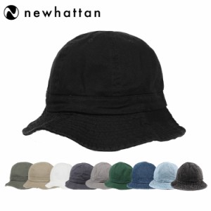 ニューハッタン テニスハット メトロハット バケットハット メンズ レディース 帽子 Newhattan Metro Hat Mens Ladies デニム ブラック 