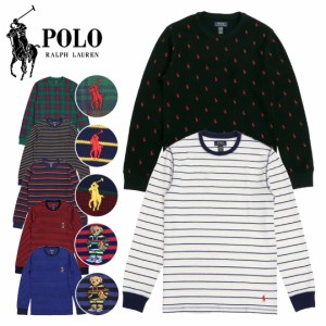 ポロ・ラルフローレン ロンT サーマル メンズ Polo Ralph Lauren 長袖Tシャツ ブランド ロゴ ロングスリーブ トップス 丸首 オールシーズ