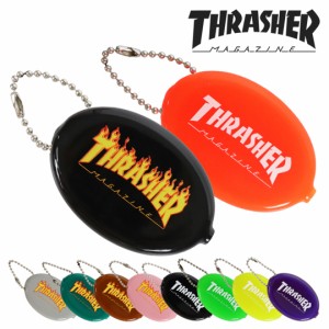 スラッシャー ラバーコインケース 小銭入れ THRASHER メンズ レディース 財布 キーホルダー コインパース ウォレット 財布 ゴム ビニール