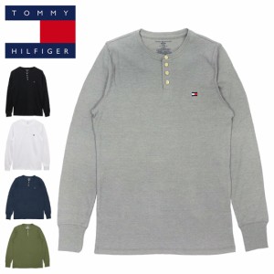 【三太郎の日タイムセール】トミーヒルフィガー サーマル ヘンリーネック ロンT メンズ レディース TOMMY HILFIGER  長袖Ｔシャツ ロング