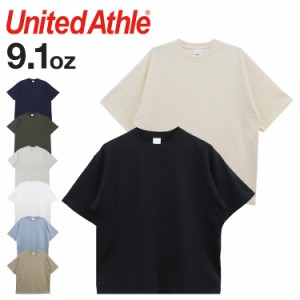 ユナイテッドアスレ ヘビーウェイト Tシャツ 厚手 メンズ United Athle 9.1オンス 半袖Tシャツ 大きいサイズ ビッグシルエット オシャレ 