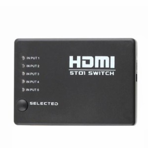 HDMI切替器 5入力 1出力 HDMI セレクター 1080P対応   HDMI5IN1