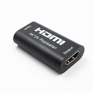 HDMIリピーター 3D 4K対応 HDMIケーブルを最大40m延長 HDMI中継コネクタ  金メッキコネクターHDMI延長器 HDMIR40