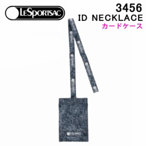 【ネコポス可】レスポートサック パスケース 3456 F659 DELRAY DENIM LESPORTSAC ID NECKLACE 首掛け カードケース レスポ ab-357000