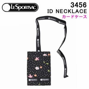 【ネコポス可】レスポートサック パスケース 3456 F670 FRUITY PETALS LESPORTSAC ID NECKLACE 首掛け カードケース レスポ ab-370100