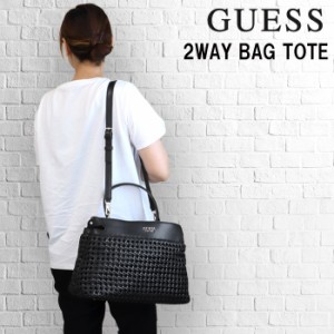 ゲス バッグ WG849006 BLACK SICILIA 編み込みデザイン 2Way トートバッグ バック GUESS ab-494400