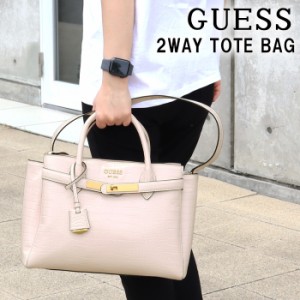 ゲス バッグ CA842106 POWDER PINK ピンク 2way クロコ調デザイン ハンド トート GUESS ab-497300