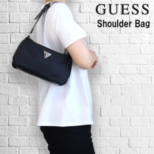 ゲス バッグ NG811618 BLACK ブラック ナイロン 三角プレート ハンド トート GUESS ab-497500