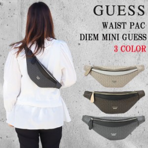 ゲス バッグ SV715280 モノグラム DIEM MINI GUESS ウエストバッグ ヒップバッグ ボディバッグ ウエストポーチ バック ab-492700