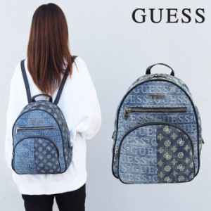 ゲス バッグ SD775033 DENIM GUESS NEW VIBE デニム ロゴ 総柄 リュック バック GUESS ab-507800