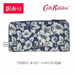 【訳あり返品不可】【ネコポス可】cc-1824 キャスキッドソン カードパース 752657 L字ファスナー Folded Plugged Wallet Cath Kidston 