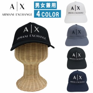 アルマーニ エクスチェンジ 帽子 954039 CC513 キャップ ベースボールキャップ コットン ロゴ刺繍 男女兼用 キャップ メンズ レディース 